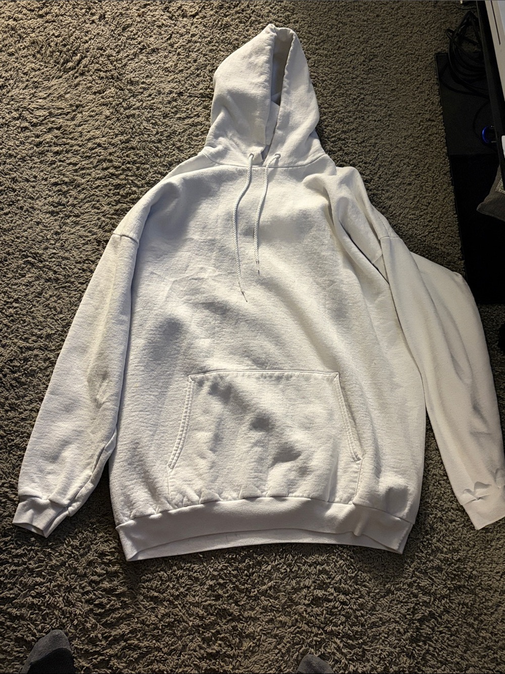 White hoodie